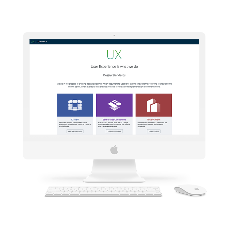 The UX homepage.