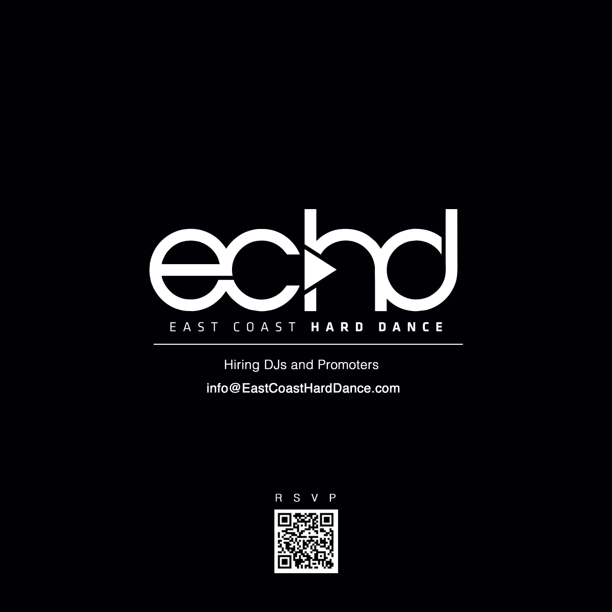 Back of ECHD presents Audiofreq flyer.